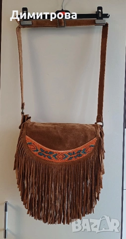 Дамска чанта ZARA - естествена кожа