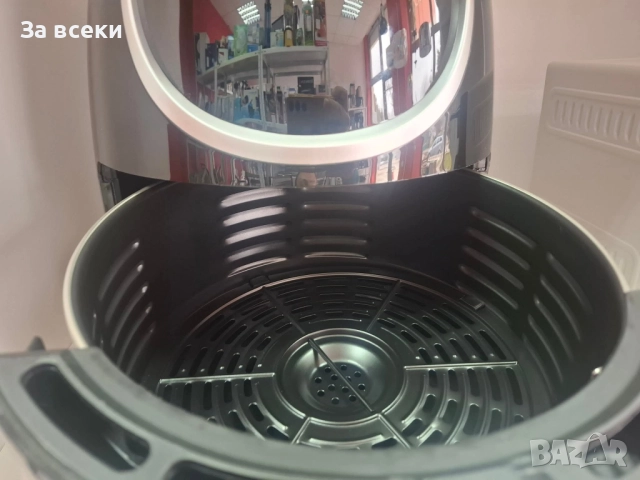 Здравословен фритюрник с горещ въздух XL- 4.5 литра, снимка 3 - Фритюрници - 51886601