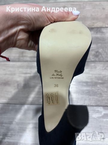 Дамски сандали на ток, снимка 3 - Дамски обувки на ток - 45745959