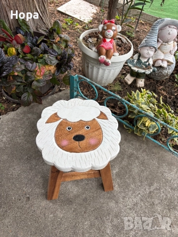 Столче /Табуретка от тиково дърво, снимка 12 - Декорация за дома - 40635580