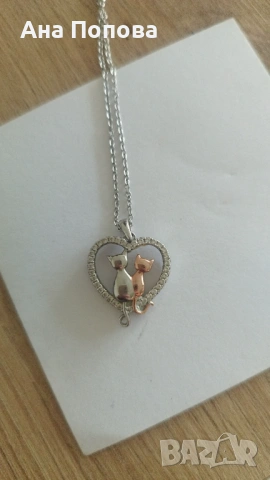 Сребърно колие на Swan, снимка 3 - Колиета, медальони, синджири - 53437720