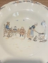 Винтидж фаянсова чиния Sarreguemines France – Enfants Richardг., снимка 2