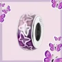 Сребърен елемент PANDORA 925 Pandora Butterfly Stopper, снимка 4