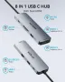 USB C докинг станция за лаптоп 8 в 1 4K 60Hz HDMI портове, снимка 5