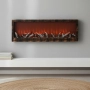Светеща декоративна камина, ефект на истински пламък, 61x20x10см, снимка 9