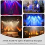 36 LED сценични светлини RGB DJ LED Par Light DMX Controlled Sound Activated Auto Play, снимка 8