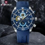 NAVIFORCE 8038 – спортно-елегантен мъжки часовник хронограф, снимка 3