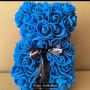 Подаръчно мече от рози 20см – идеален подарък 🎁, снимка 4