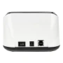 НОВА докинг станция Vultech 2 слота 2 Slot HDD SATA 2,5 / 3,5 за клониране, Usb 3.0 Бяла, снимка 4