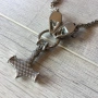 метален накит украшение медальон " чукът на бог Тор " Mjolnir от Дания, снимка 8