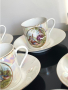 Порцеланови чаши за кафе от Union Porcelain - Klosterle, Чехословакия, снимка 6
