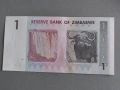 Банкнота - Зимбабве - 1 долар UNC | 2007г., снимка 2
