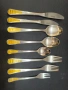 48 бр. Прибори / комплект/ Петко Денев / от социализма / Set of 48 pcs utensils from souvient union, снимка 4