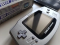 Nintendo Game Boy Advance сребрист цвят комплект в кутия с ръководства, снимка 2