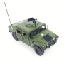 Hummer H1 военен тежко въоръжен с картечница - мащаб 1:18 на CCA Models моделът е нов в кутия, снимка 5