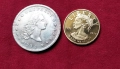 две американски монети за 35 лв., снимка 1