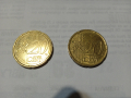 20 евро цент.испания и Нидерландия от 2000.г. и 2016, снимка 1 - Нумизматика и бонистика - 44978614