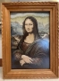 ГОБЛЕН МОНА ЛИЗА 1:4 ВИЛЕР В РАМКА ДЪРВОРЕЗБА, снимка 1