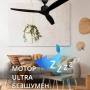 Вентилатор за таван Mellеrware Brizy Ceiling Fan с дистанц. управл.,45W,6 скорости,таймер,DC мотор, снимка 10
