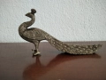 Продавам месингова фигура-паун, снимка 2