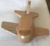 Колекционерска Фигурка Turkish Airlines Wooden Plane with Figure Doll, снимка 1