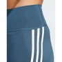 Дамски спортен клин ADIDAS Optime TrainIcons 3-Stripes 7/8 Training Leggings Turquoise, снимка 3