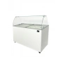Професионална витрина за сладолед 6 x 5 л (-24°C до -14°C), бяла, снимка 3
