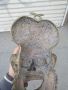 Стара бронзова маска Африка, снимка 7