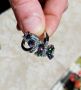 Дамски пръстен цветни циркони, снимка 5