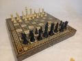 Сирийска седефена дъска за шах и табла, снимка 7