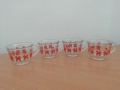 4 броя оригинални стъклени чаши за греяно вино с Дядо Коледа, arcoroc - Франция, снимка 3
