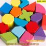 Монтесори Куб за сортиране на геометрични фигури изработен от дърво - КОД 3582, снимка 6
