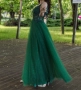 Тъмнозелена бална рокля, снимка 8