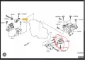 Тампон на Двигател (долен заден) за Нисан Кашкай J10 2.0 dci Автоматик, снимка 2