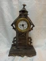 Много стар антикварен каминен часовник ,порцеланов циферблат , снимка 1