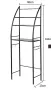  Етажерка за над тоалетна или пералня Метална, 3 нива 166x65x25см , снимка 8