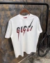 Gucci Нова Бяла Мъжка Тениска Гучи , снимка 3