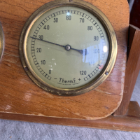 барометър и термометър, снимка 2 - Антикварни и старинни предмети - 45037916
