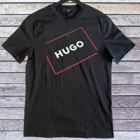 мъжка тениска hugo boss в черно, снимка 1 - Тениски - 45147439
