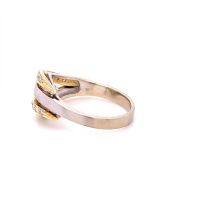 Златен дамски пръстен с 20бр. диаманти 5,33гр. размер:60 14кр. проба:585 модел:21201-1, снимка 2 - Пръстени - 45201010