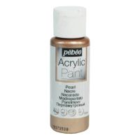 Акрилна боя  Pebeo Brown Pearl Acrylic Craft Paint 59ml, снимка 1 - Други - 45265552