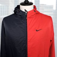 Nike Mens Colourblock Hoodie - страхотен мъжки суичър с качулка размер L , снимка 2 - Суичъри - 45268494