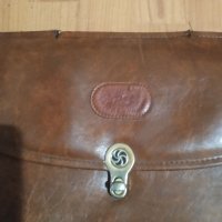стара мъжка ретро чанта,естествена кожа​, снимка 2 - Антикварни и старинни предмети - 45844251