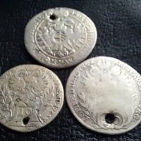 Стара сребърна монета/и 10 , 15 и 20 кройцера -топ цена !, снимка 6 - Нумизматика и бонистика - 45528590