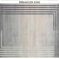 Уникален килим в сиво 200/300 см, снимка 3 - Килими - 46203081