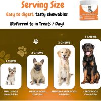 Пре, про и постбиотици за кучета за храносмилане, имунитет, 120 дъвчащи дъвки, патешки вкус, снимка 4 - За кучета - 45749818