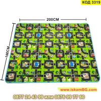 Топлоизолираща постелка за игра с размери 200х160см - КОД 3319, снимка 12 - Други - 45252836