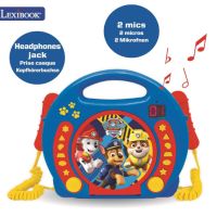 Детски CD плейър Lexibook Paw Patrol, детско караоке с 2 микрофона,, снимка 4 - Музикални играчки - 45399474