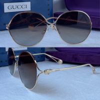 GUCCI 2024 с лого дамски слънчеви очила кръгли УВ 400, снимка 1 - Слънчеви и диоптрични очила - 45169238
