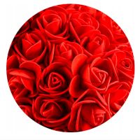 Мече изработено от рози с панделка, 38см, цвят: червен / Мечето е изумително творение от меки рози и, снимка 4 - Романтични подаръци - 45813042